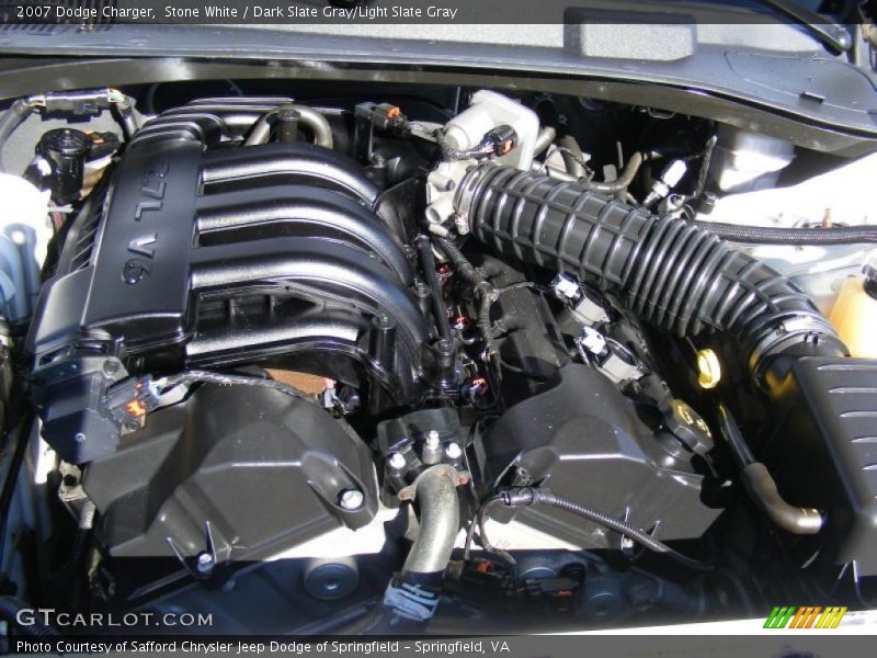 Stone White / Dark Slate Gray/Light Slate Gray 2007 Dodge Charger