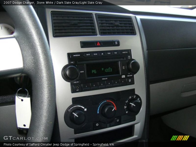 Stone White / Dark Slate Gray/Light Slate Gray 2007 Dodge Charger