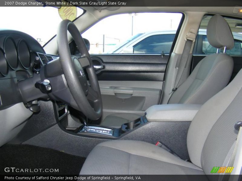 Stone White / Dark Slate Gray/Light Slate Gray 2007 Dodge Charger