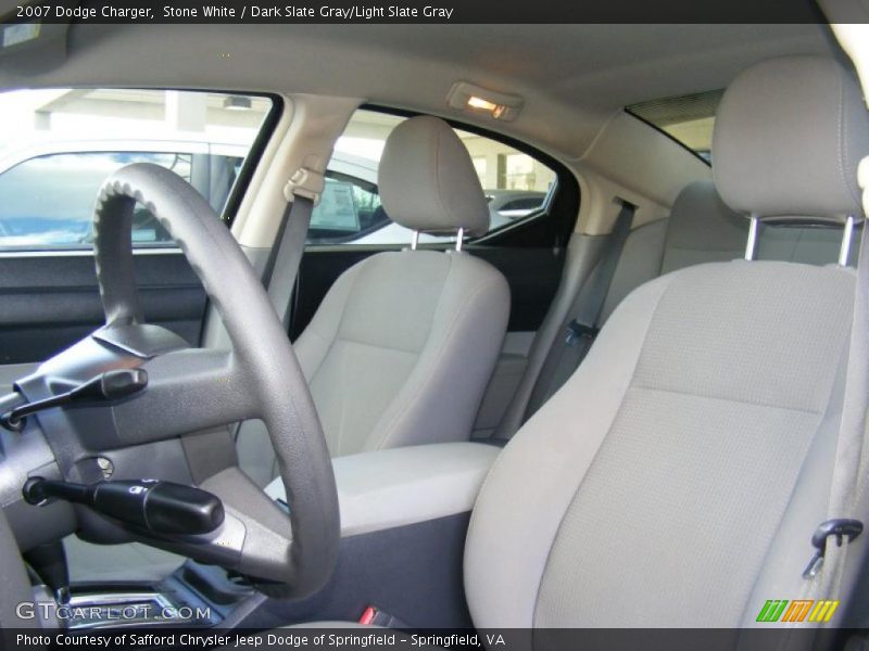 Stone White / Dark Slate Gray/Light Slate Gray 2007 Dodge Charger