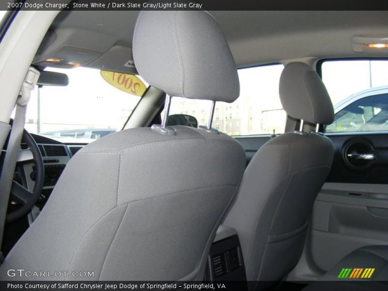 Stone White / Dark Slate Gray/Light Slate Gray 2007 Dodge Charger