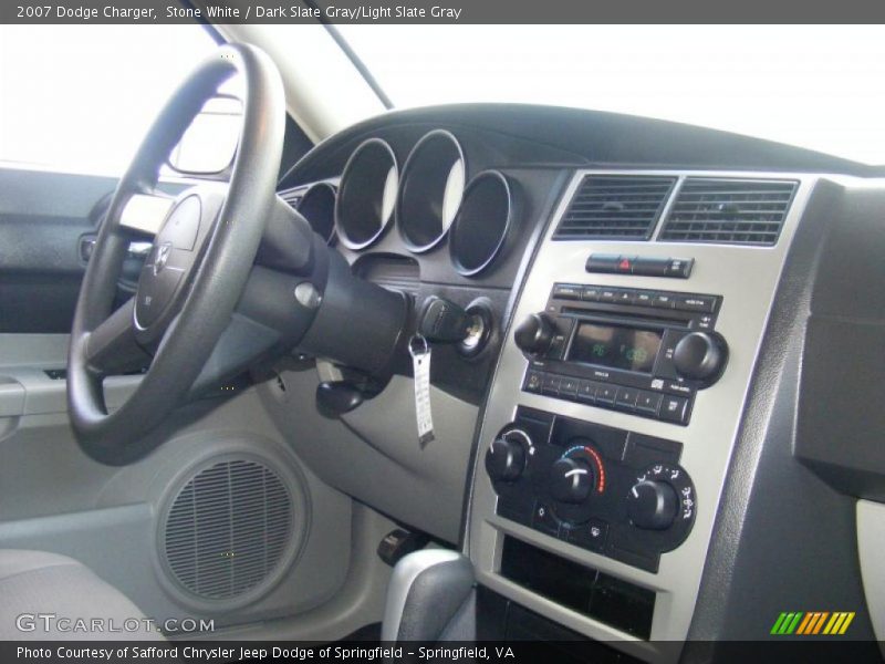 Stone White / Dark Slate Gray/Light Slate Gray 2007 Dodge Charger