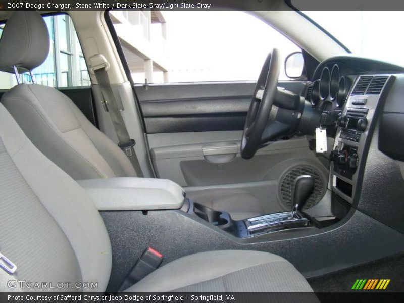 Stone White / Dark Slate Gray/Light Slate Gray 2007 Dodge Charger