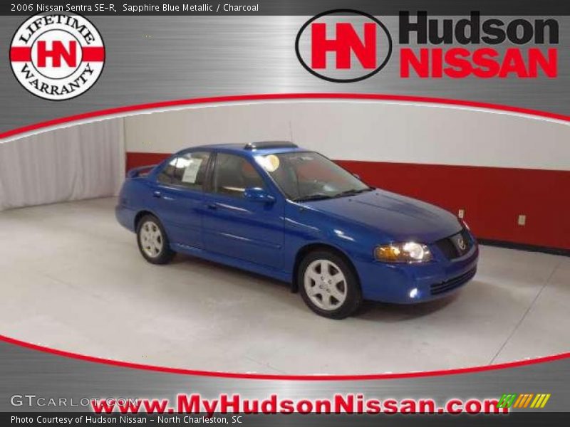 Sapphire Blue Metallic / Charcoal 2006 Nissan Sentra SE-R