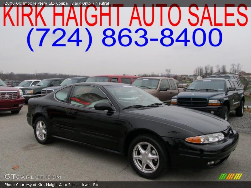 Black Onyx / Neutral 2000 Oldsmobile Alero GLS Coupe