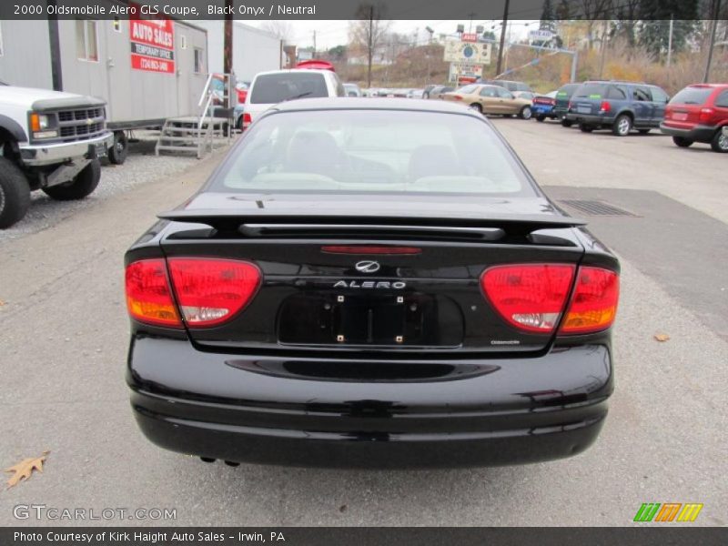 Black Onyx / Neutral 2000 Oldsmobile Alero GLS Coupe