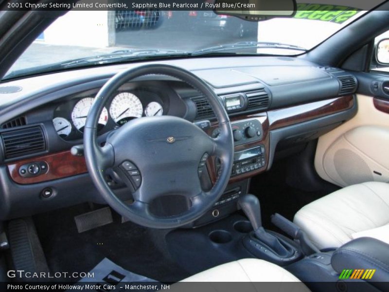 Royal Blue/Cream Interior - 2001 Sebring Limited Convertible 