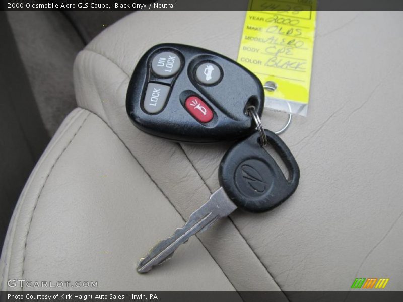 Black Onyx / Neutral 2000 Oldsmobile Alero GLS Coupe