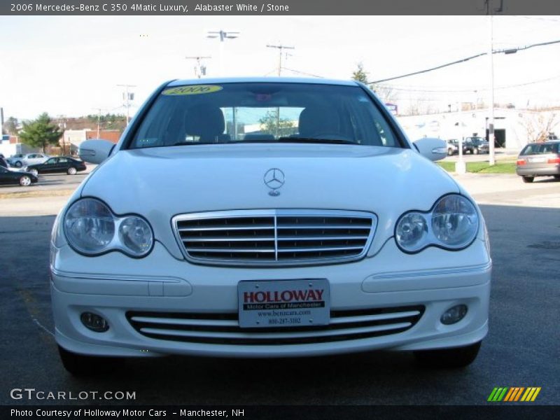 Alabaster White / Stone 2006 Mercedes-Benz C 350 4Matic Luxury