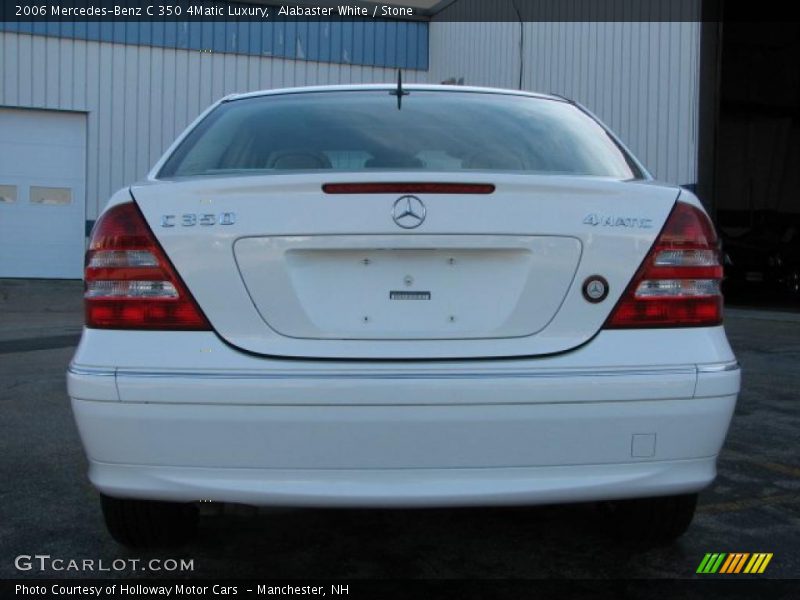 Alabaster White / Stone 2006 Mercedes-Benz C 350 4Matic Luxury