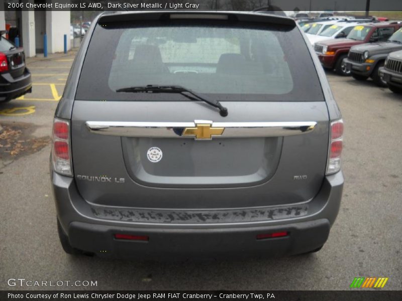 Dark Silver Metallic / Light Gray 2006 Chevrolet Equinox LS AWD
