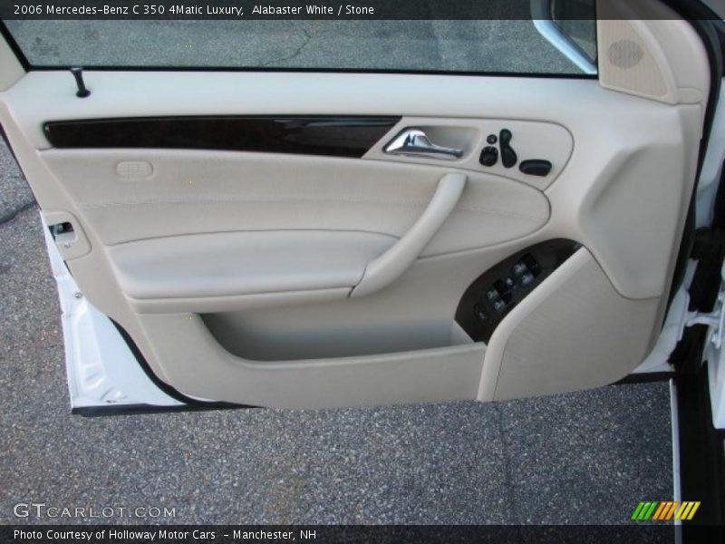 Alabaster White / Stone 2006 Mercedes-Benz C 350 4Matic Luxury