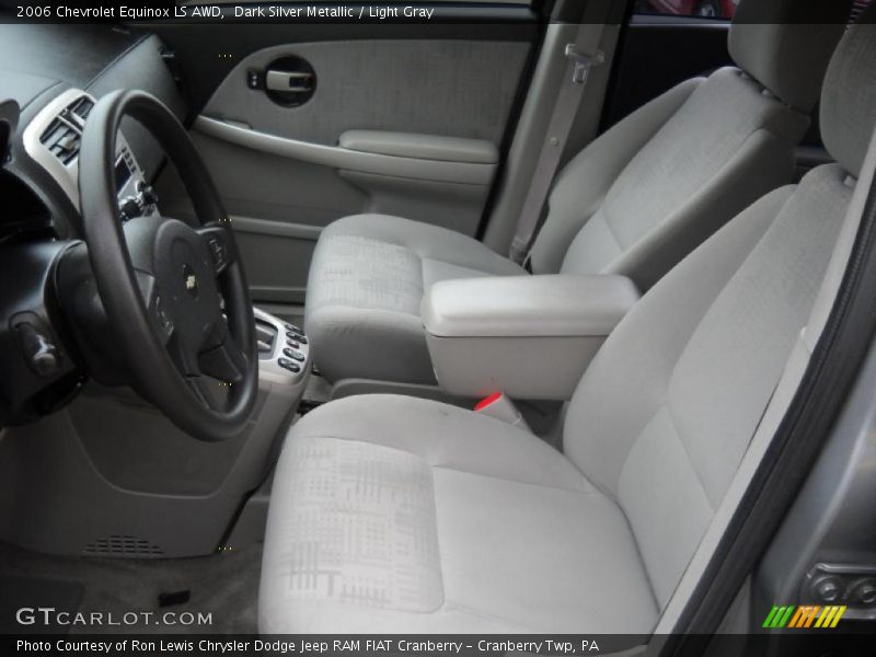 Dark Silver Metallic / Light Gray 2006 Chevrolet Equinox LS AWD
