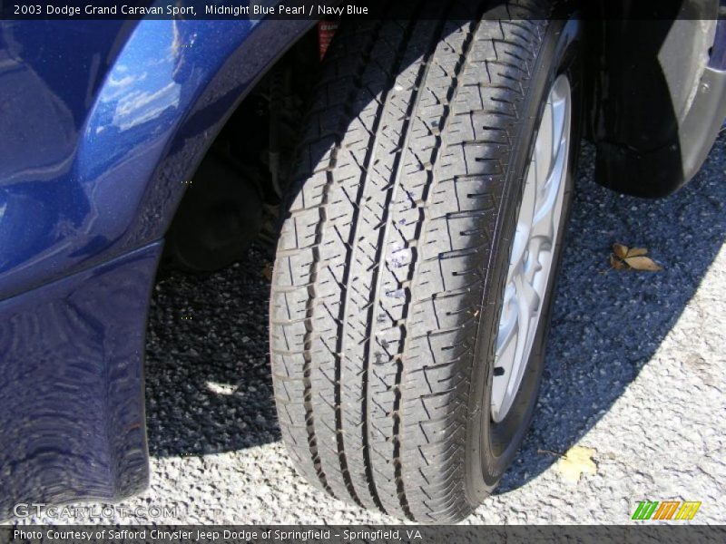 Midnight Blue Pearl / Navy Blue 2003 Dodge Grand Caravan Sport