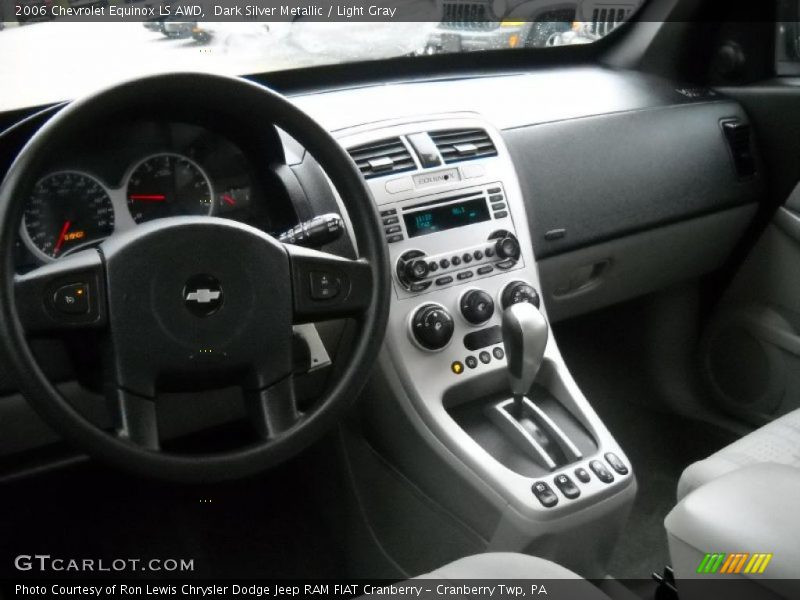 Dark Silver Metallic / Light Gray 2006 Chevrolet Equinox LS AWD