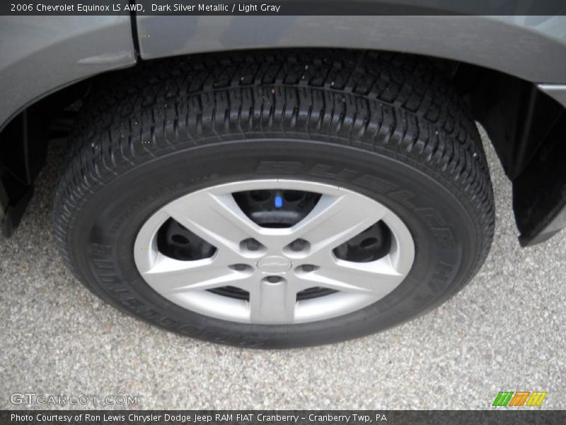 Dark Silver Metallic / Light Gray 2006 Chevrolet Equinox LS AWD