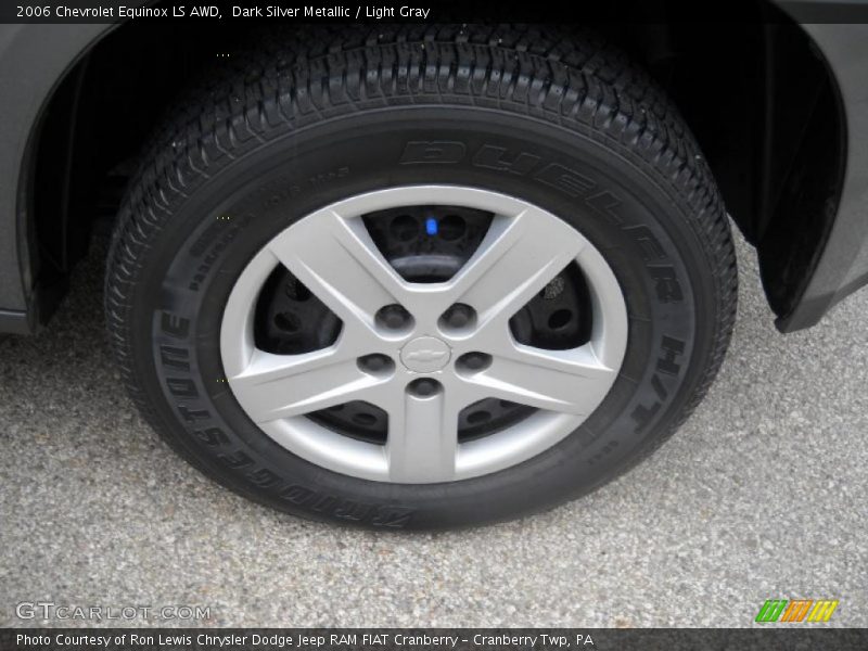 Dark Silver Metallic / Light Gray 2006 Chevrolet Equinox LS AWD