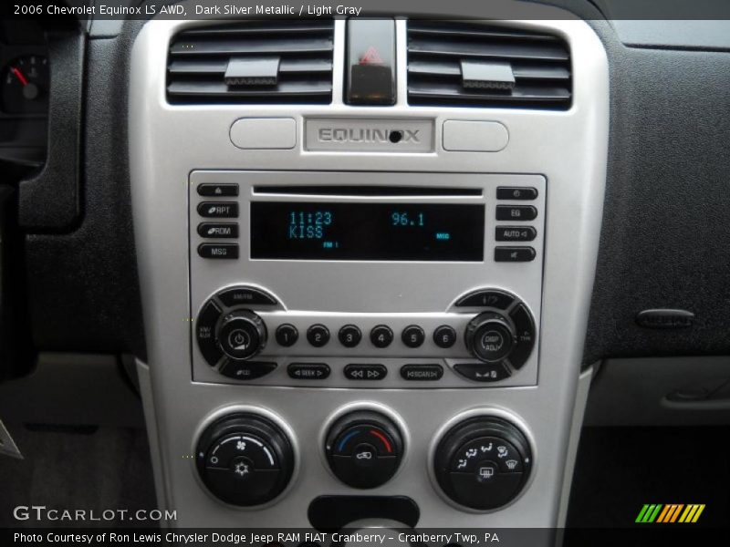 Dark Silver Metallic / Light Gray 2006 Chevrolet Equinox LS AWD