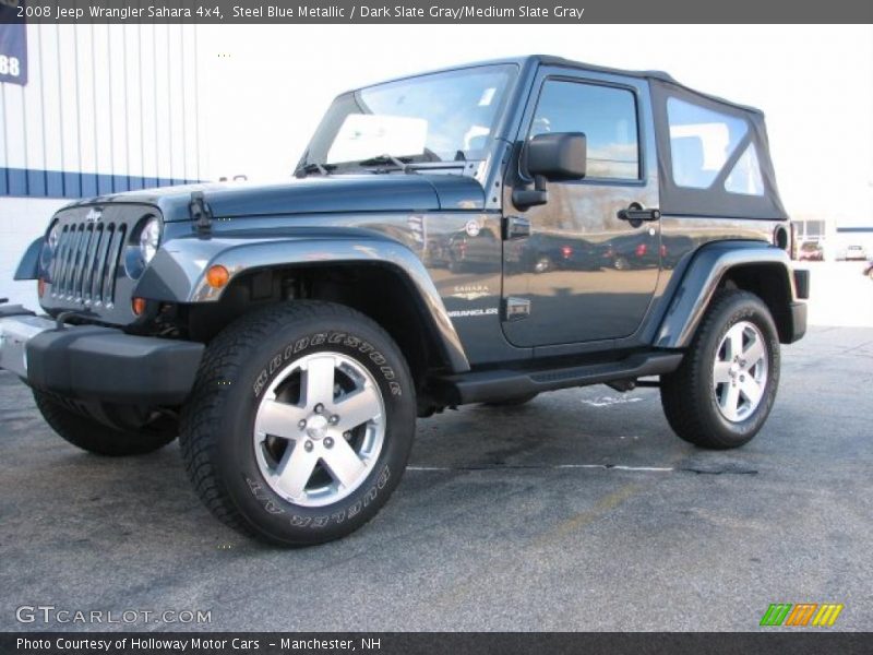 Steel Blue Metallic / Dark Slate Gray/Medium Slate Gray 2008 Jeep Wrangler Sahara 4x4
