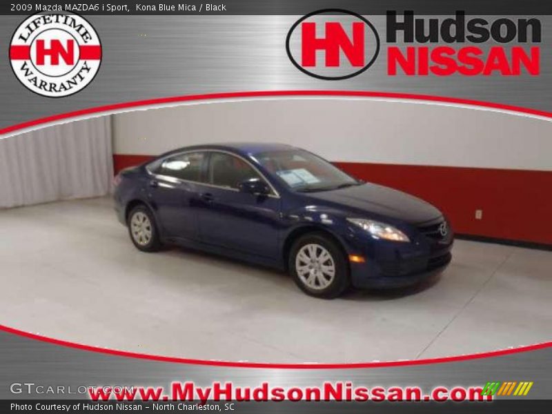 Kona Blue Mica / Black 2009 Mazda MAZDA6 i Sport