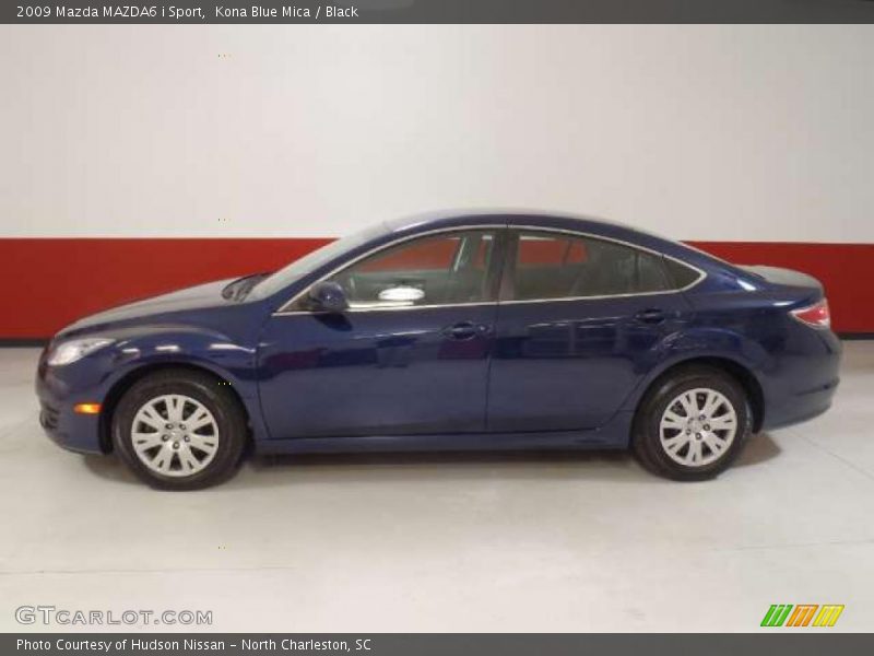 Kona Blue Mica / Black 2009 Mazda MAZDA6 i Sport