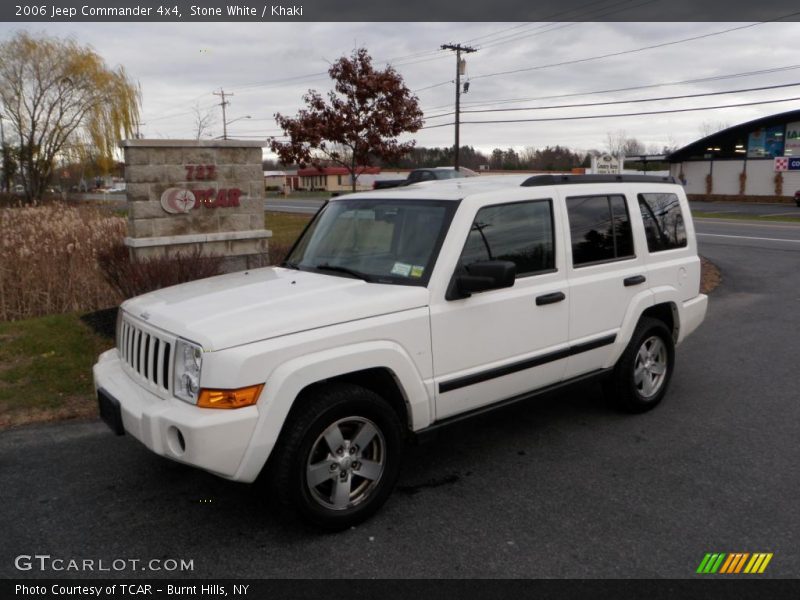 Stone White / Khaki 2006 Jeep Commander 4x4
