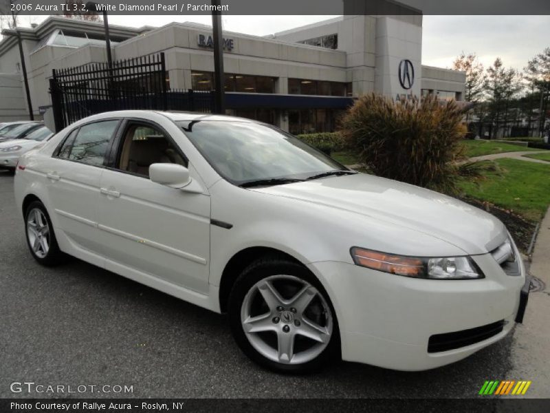 White Diamond Pearl / Parchment 2006 Acura TL 3.2