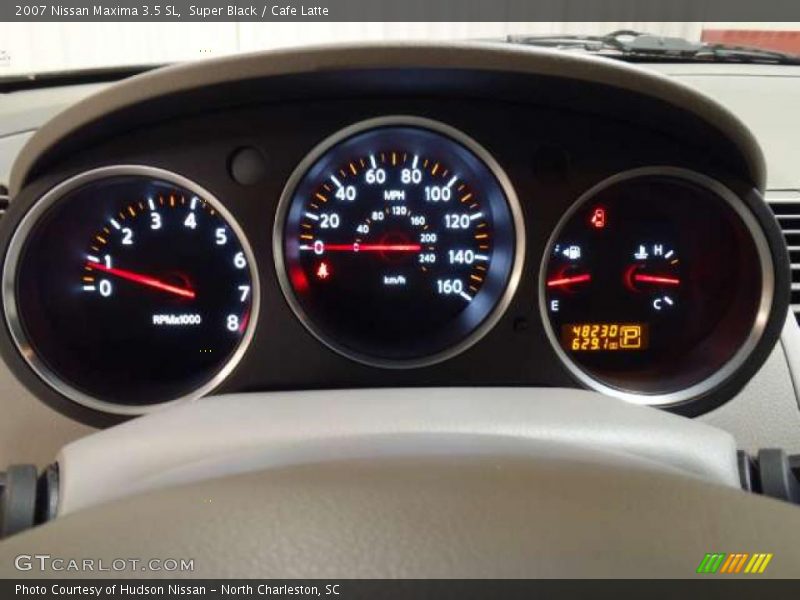 Super Black / Cafe Latte 2007 Nissan Maxima 3.5 SL