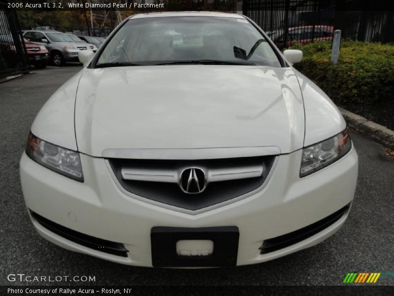 White Diamond Pearl / Parchment 2006 Acura TL 3.2