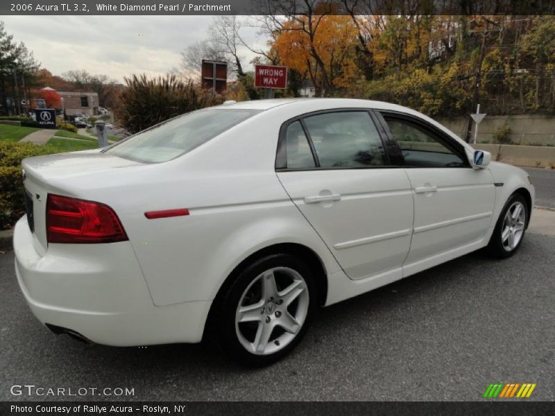 White Diamond Pearl / Parchment 2006 Acura TL 3.2