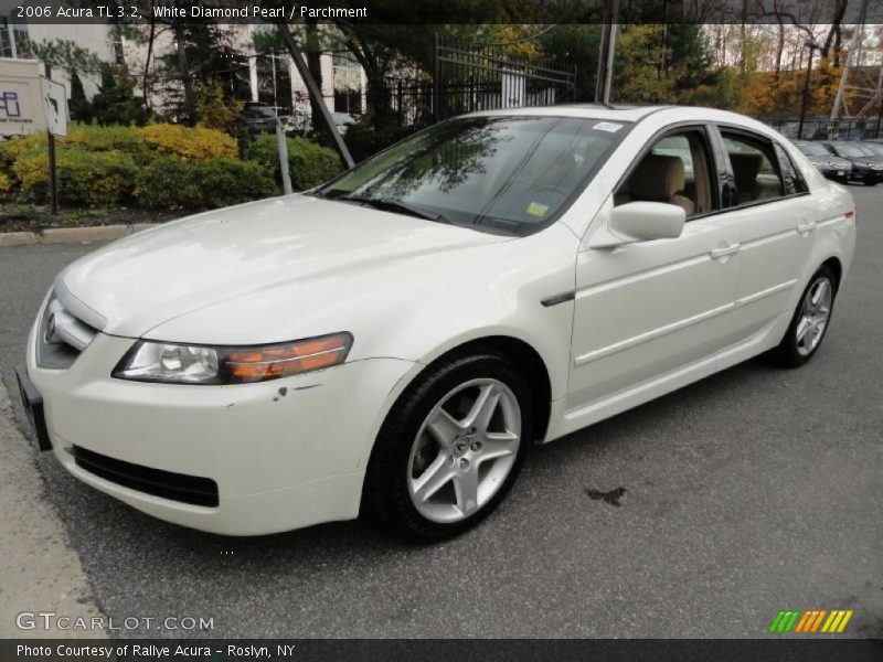 White Diamond Pearl / Parchment 2006 Acura TL 3.2