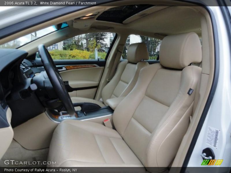 White Diamond Pearl / Parchment 2006 Acura TL 3.2