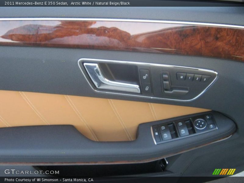 Arctic White / Natural Beige/Black 2011 Mercedes-Benz E 350 Sedan