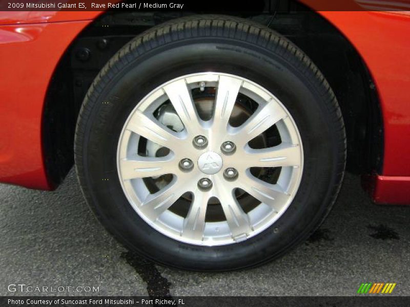 Rave Red Pearl / Medium Gray 2009 Mitsubishi Galant ES