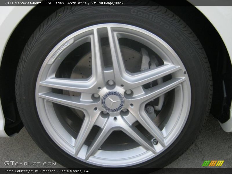 Arctic White / Natural Beige/Black 2011 Mercedes-Benz E 350 Sedan