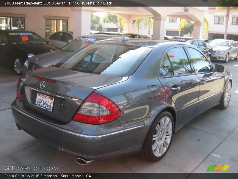 Flint Grey Metallic / Black 2008 Mercedes-Benz E 350 Sedan