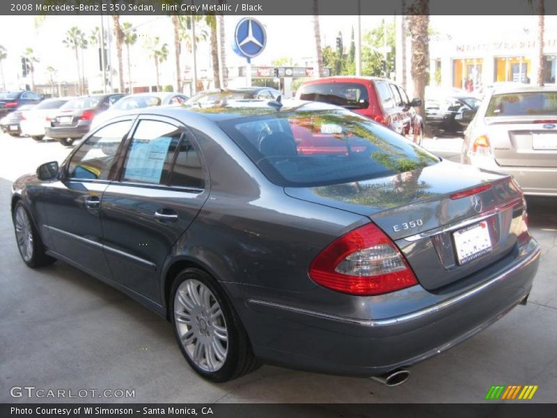 Flint Grey Metallic / Black 2008 Mercedes-Benz E 350 Sedan