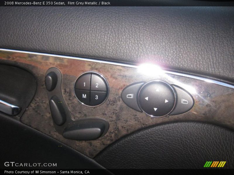 Flint Grey Metallic / Black 2008 Mercedes-Benz E 350 Sedan