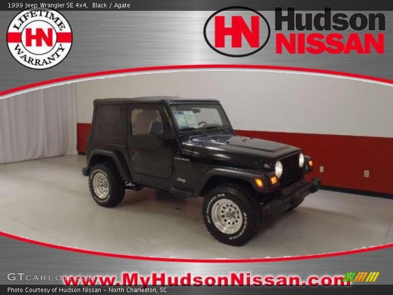 Black / Agate 1999 Jeep Wrangler SE 4x4