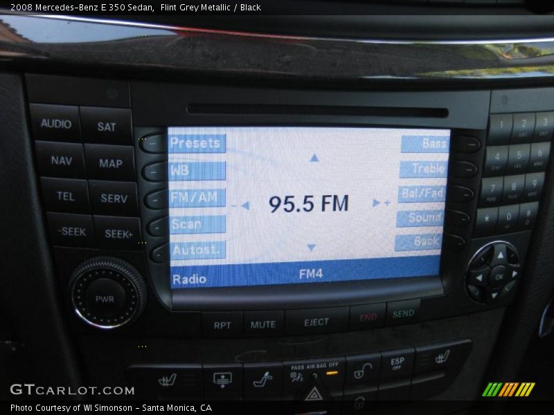 Flint Grey Metallic / Black 2008 Mercedes-Benz E 350 Sedan
