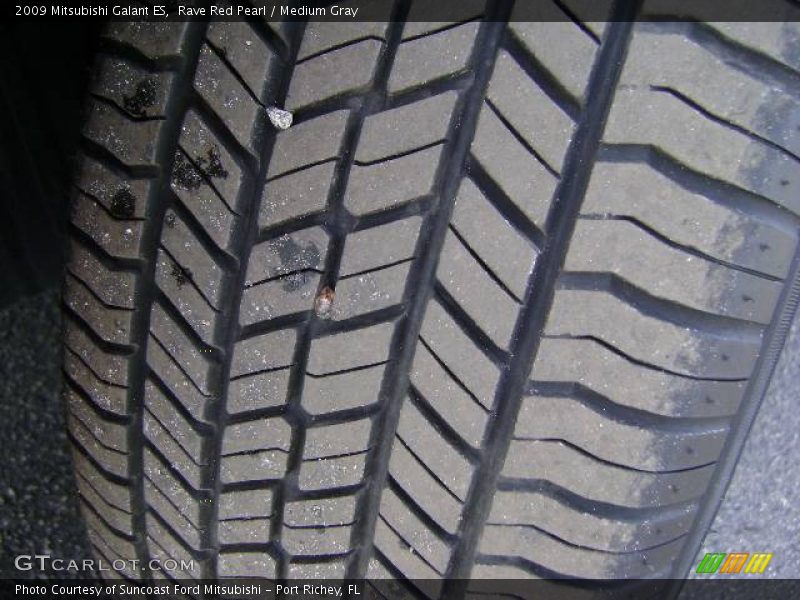 Rave Red Pearl / Medium Gray 2009 Mitsubishi Galant ES