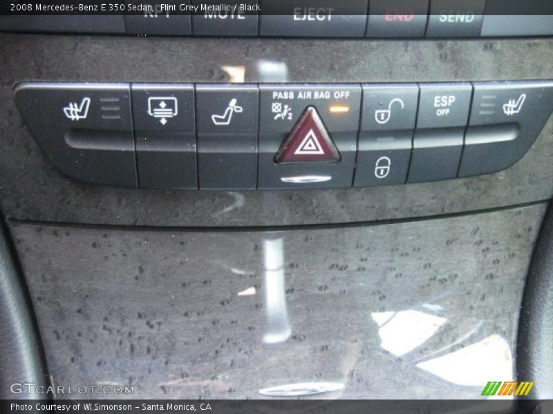 Flint Grey Metallic / Black 2008 Mercedes-Benz E 350 Sedan
