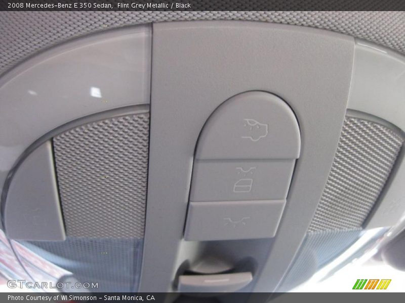 Flint Grey Metallic / Black 2008 Mercedes-Benz E 350 Sedan