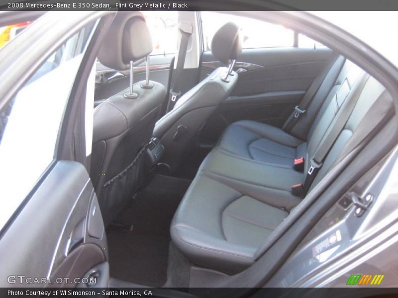 Flint Grey Metallic / Black 2008 Mercedes-Benz E 350 Sedan