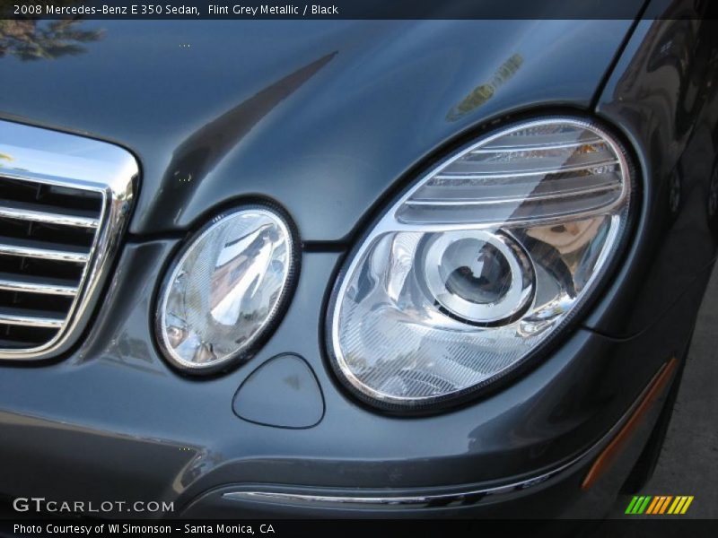 Flint Grey Metallic / Black 2008 Mercedes-Benz E 350 Sedan