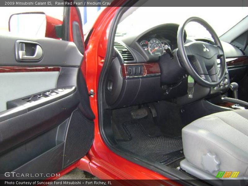 Rave Red Pearl / Medium Gray 2009 Mitsubishi Galant ES