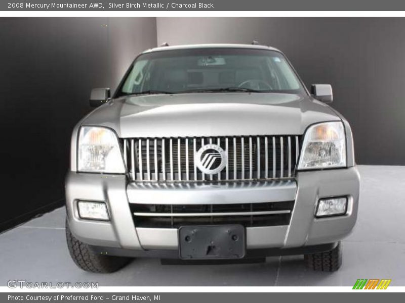 Silver Birch Metallic / Charcoal Black 2008 Mercury Mountaineer AWD