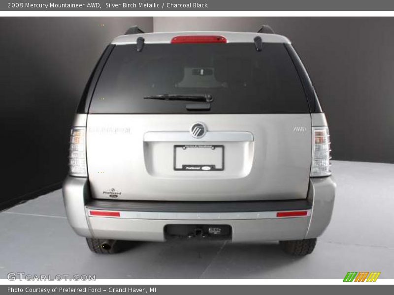Silver Birch Metallic / Charcoal Black 2008 Mercury Mountaineer AWD