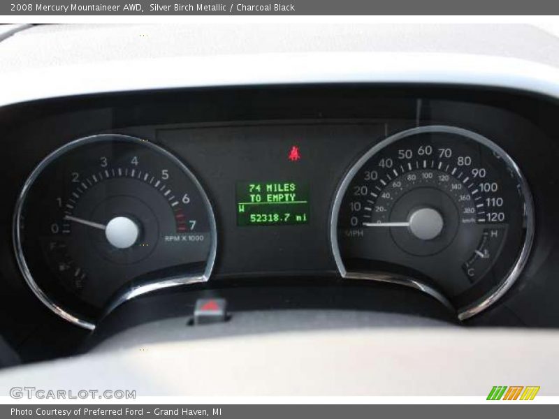  2008 Mountaineer AWD AWD Gauges