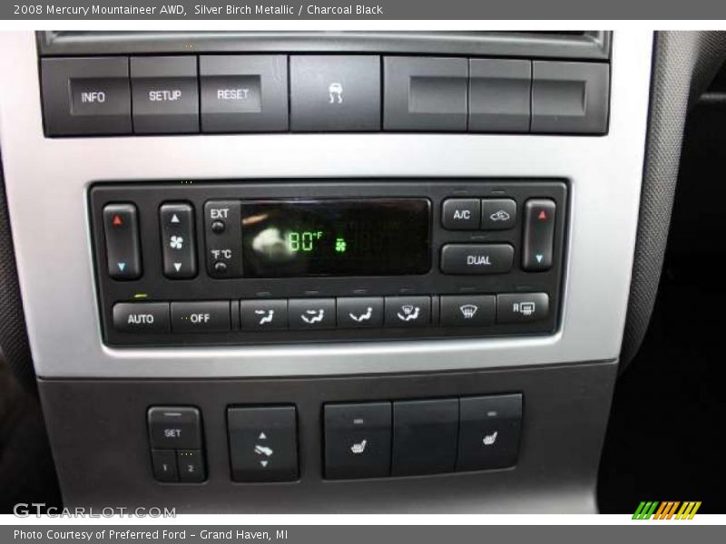 Controls of 2008 Mountaineer AWD
